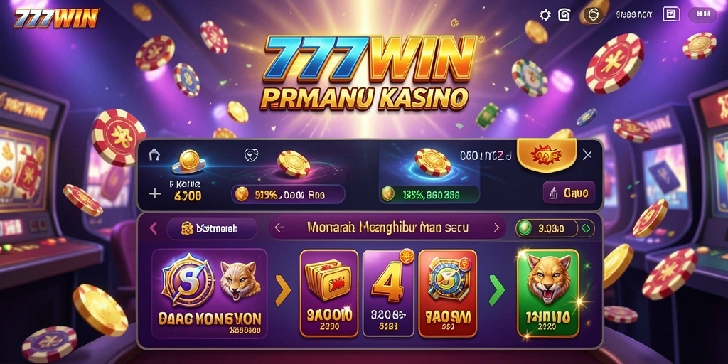 Screenshot gameplay 777WIN menampilkan suasana kasino yang seru dan menarik.