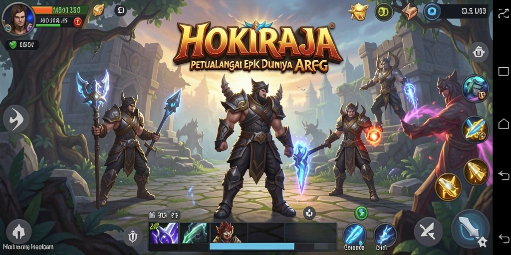 Tampilan gameplay seru dalam HOKIRAJA dengan aksi berintensitas tinggi.