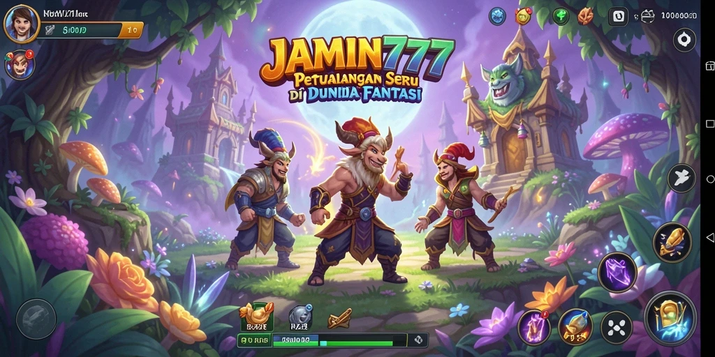 Tangkapan layar dari gameplay <strong>JAMIN777</strong> menampilkan aksi petualangan yang mendebarkan.