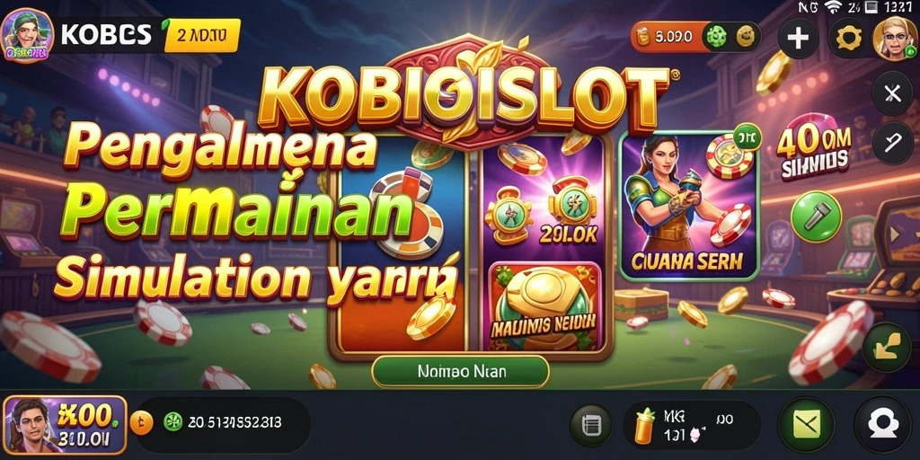 Tampilan menarik dari gameplay KOBOISLOT yang menegangkan.