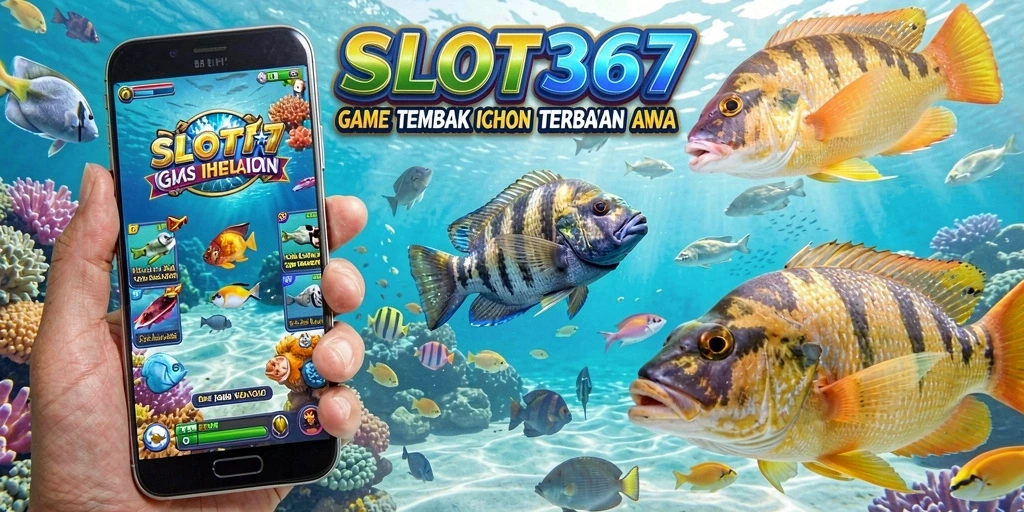 Tampilan seru gameplay SLOT367 saat menembak ikan.