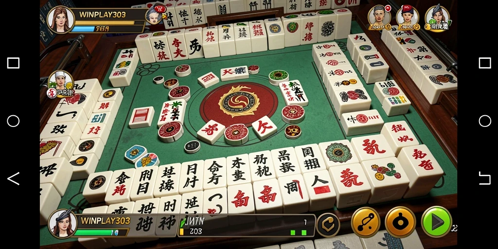 Screenshot gameplay WINPLAY303 menunjukkan serunya bermain Mahjong.