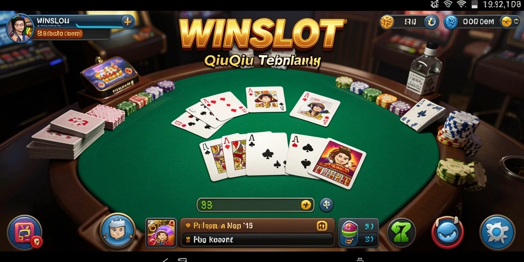 Tampilan gameplay seru dari WINSLOT saat bermain QiuQiu.