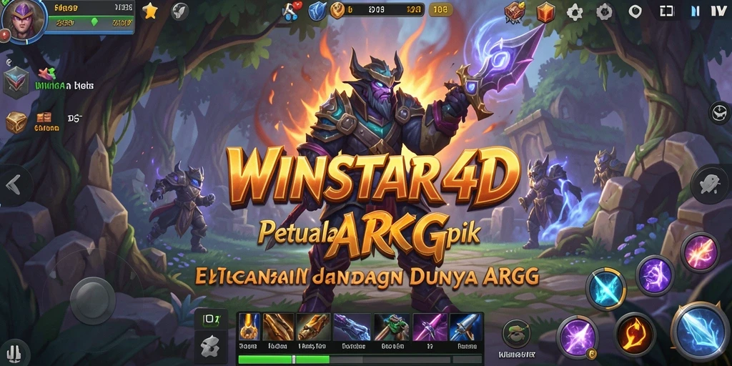 Gameplay menarik di dunia fantasi WINSTAR4D yang penuh aksi.