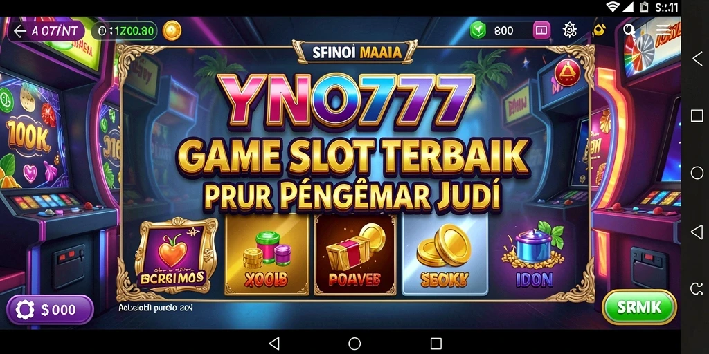 Screenshot YONO777 menampilkan gameplay seru dari mesin slot.